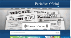 Desktop Screenshot of po.tamaulipas.gob.mx